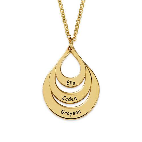 Collier gouttes pour femme personnalisé