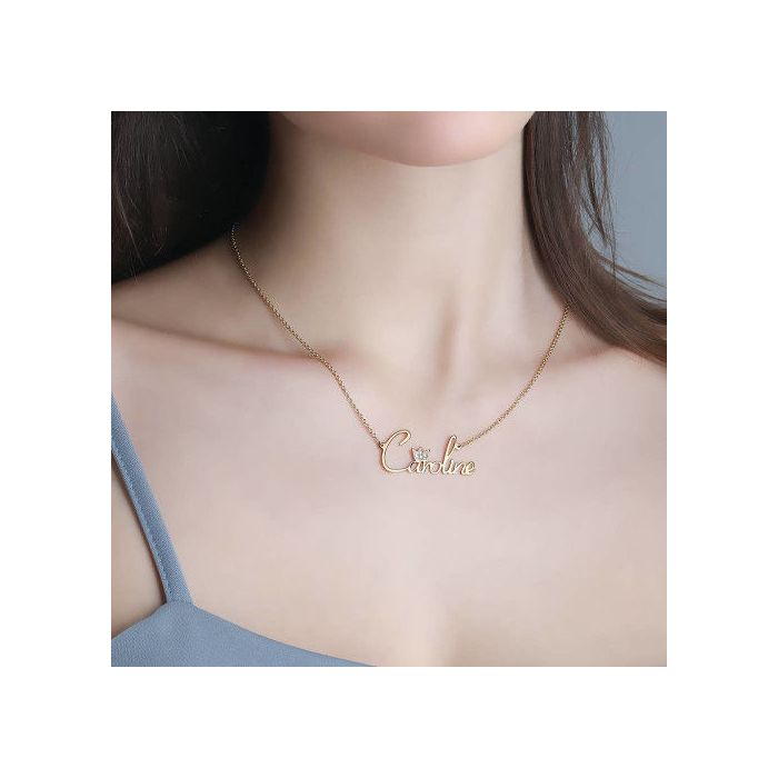 Collier Prénom personnalisable Style : Crown